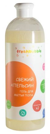 Гель для мытья полов Свежий Апельсин (1000 мл), Freshbubble